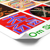 REIKI KARUNA Genezingsmeester Symbolen Poster (Hoek)
