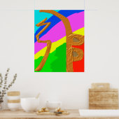 REIKI Karuna Healing Master's Symbolen Poster (Keuken)