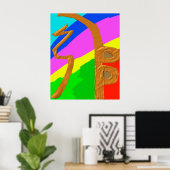 REIKI Karuna Healing Master's Symbolen Poster (Thuiskantoor)