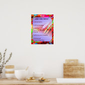 REIKI Karuna Healing Master's Symbolen Poster (Keuken)