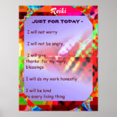 REIKI Karuna Healing Master's Symbolen Poster (Voorkant)