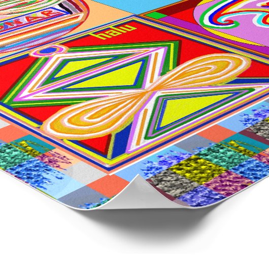 REIKI Karuna Healing Master's Symbolen Poster (Hoek)