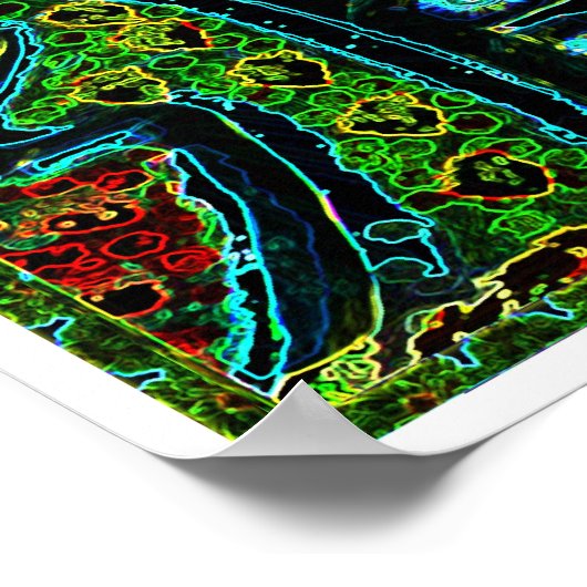 REIKI Karuna Healing Master's Symbolen Poster (Hoek)