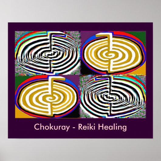 REIKI Karuna Healing Master's Symbolen Poster (Voorkant)
