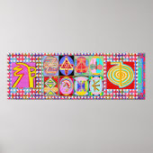 REIKI Karuna Healing Master's Symbolen Poster (Voorkant)