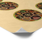 REIKI Karuna Healing Master's Symbolen Poster (Hoek)