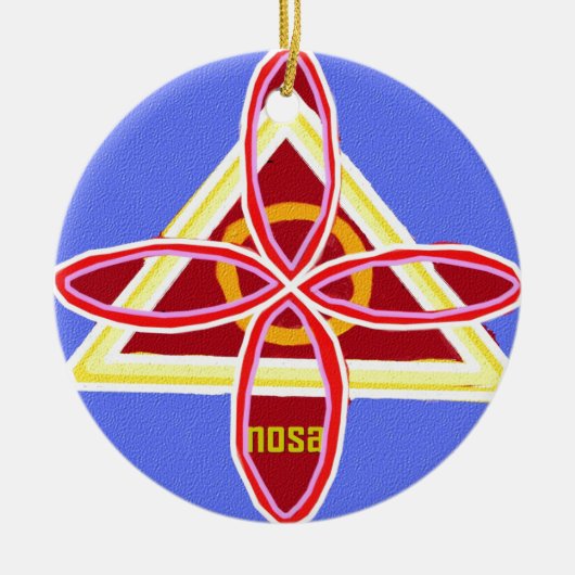 Reiki Karuna Ommantra : NOSA Keramisch Ornament (Voorkant)
