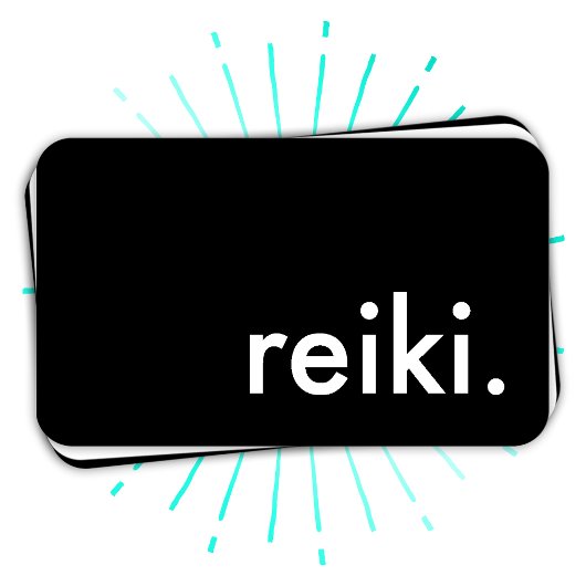 Reiki. (kleur aanpasbaar) visitekaartje