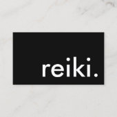 Reiki. (kleur aanpasbaar) visitekaartje (Voorkant)