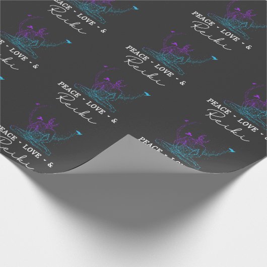 Reiki Love Chakra Spirituele Meditation Cadeaupapier (Hoek)