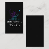 Reiki Love Chakra Spirituele Meditation Visitekaartje (Voorkant / Achterkant)