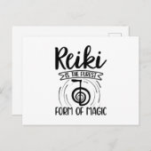 Reiki Magic | Reiki Master Meditation Gift Idee Briefkaart (Voorkant / Achterkant)