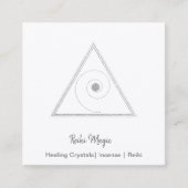 Reiki Magic Vierkante Visitekaartje (Voorkant)