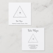 Reiki Magic Vierkante Visitekaartje (Voorkant / Achterkant)