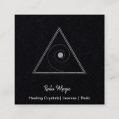 Reiki Magic Vierkante Visitekaartje (Voorkant)