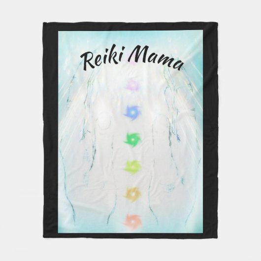 Reiki Mama Fleece Deken (Voorkant)