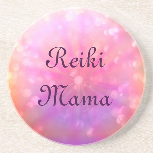 Reiki Mama Zandsteen Onderzetter (Voorkant)