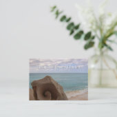 Reiki Massage Alternative Medicine Holistic Beach Visitekaartje (Staand voorkant)