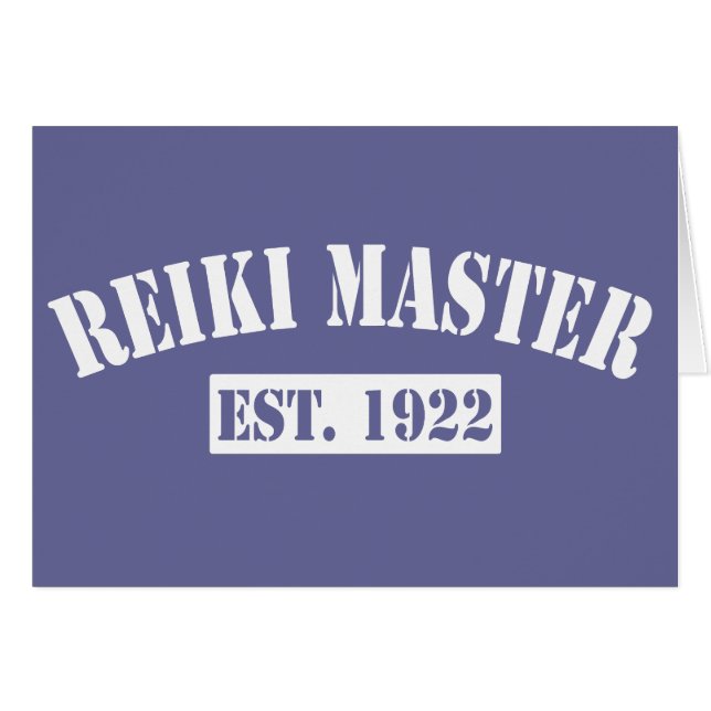 Reiki Master (Voorkant Horizontaal)
