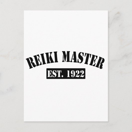 Reiki Master Briefkaart (Voorkant)