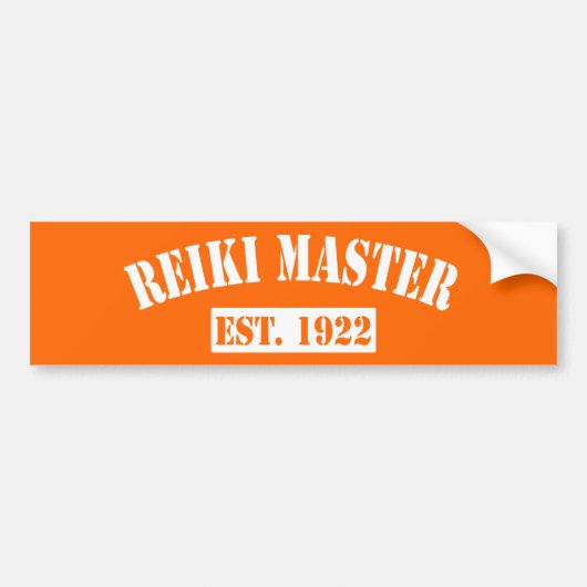 Reiki Master Bumpersticker (Voorkant)