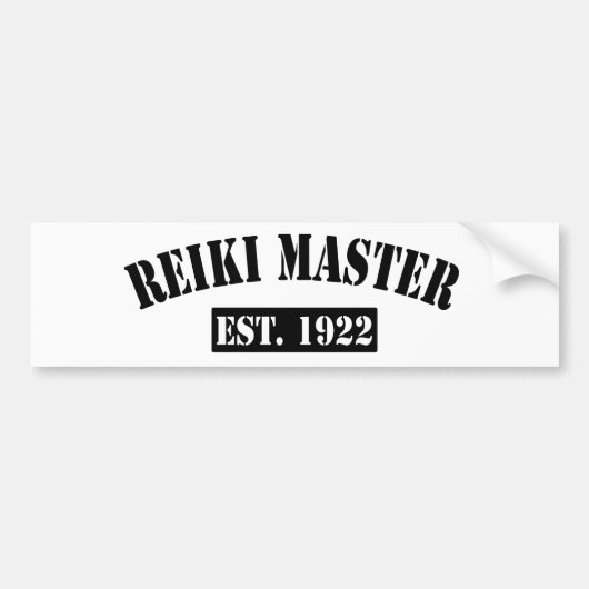 Reiki Master Bumpersticker (Voorkant)