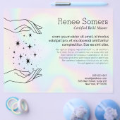 Reiki Master Chakra Energy Healer Flyer (Enkel)