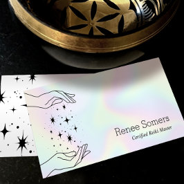 Reiki Master Chakra Energy Healer Visitekaartje