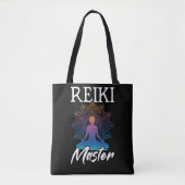 Reiki Master Chakra Energy Yoga Meditation Spiritu Tote Bag (Voorkant)