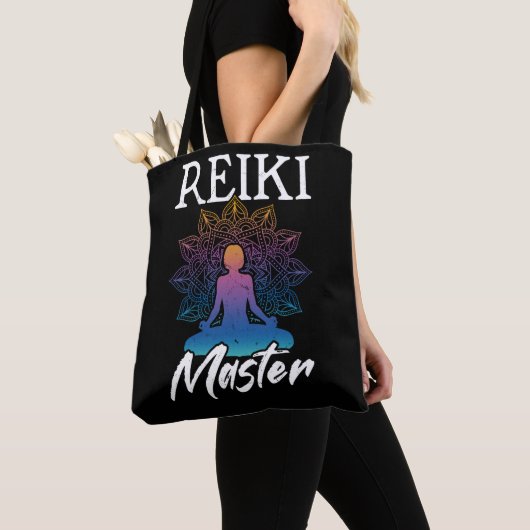Reiki Master Chakra Energy Yoga Meditation Spiritu Tote Bag (Dichtbij)