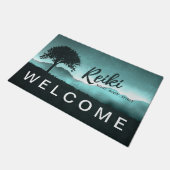 Reiki Master en Yoga-instructeur Welkom Doormat Deurmat (Schuin)