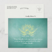 Reiki Master en Yoga Mediation Instructor Quotes Briefkaart (Voorkant / Achterkant)