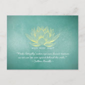 Reiki Master en Yoga Mediation Instructor Quotes Briefkaart (Voorkant)