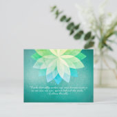 Reiki Master en Yoga Mediation Instructor Quotes Briefkaart (Staand voorkant)