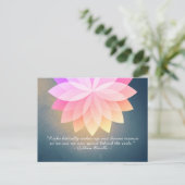 Reiki Master en Yoga Mediation Instructor Quotes Briefkaart (Staand voorkant)