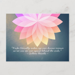 Reiki Master en Yoga Mediation Instructor Quotes Briefkaart