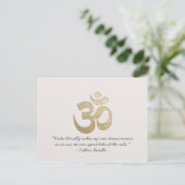Reiki Master en Yoga Mediation Instructor Quotes Briefkaart (Staand voorkant)