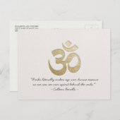 Reiki Master en Yoga Mediation Instructor Quotes Briefkaart (Voorkant / Achterkant)