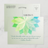 Reiki Master en Yoga Mediation Instructor Quotes Briefkaart (Voorkant / Achterkant)