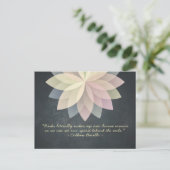 Reiki Master en Yoga Mediation Instructor Quotes Briefkaart (Staand voorkant)