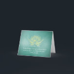 Reiki Master en Yoga Mediation Instructor Quotes Kaart<br><div class="desc">Elegant Ggloed Gold Lotus en Blauwgroen Grunge Background Yoga Mediation Instructor citeert Wenskaarten Sjablonen. "Reiki wordt letterlijk onze goddelijke essentie wakker, zodat we onze geest achter de sluiers kunnen zien." ~Colleen Benelli~</div>
