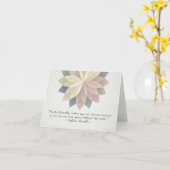 Reiki Master en Yoga Mediation Instructor Quotes Kaart (Gele Bloem)