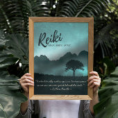 Reiki Master en Yoga Mediation Instructor Quotes Poster