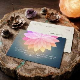 Reiki Master en Yoga Meditatie Instructeur Citaten Briefkaart