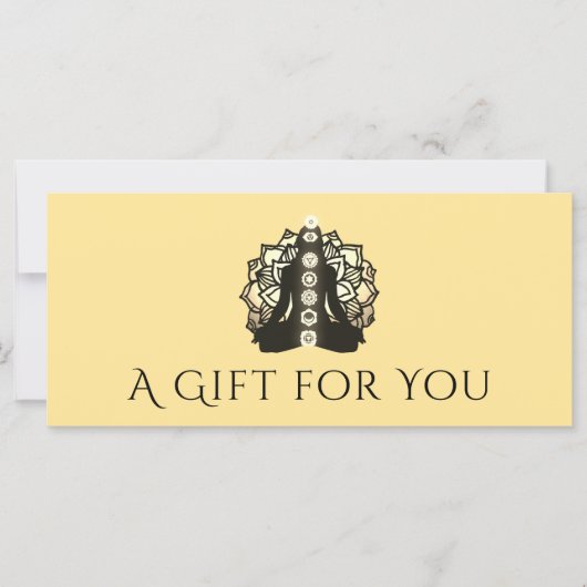 Reiki Master & Energy Healer Cadeaubon (Voorkant)