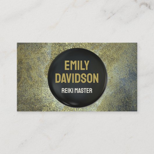 Reiki Master Energy Healer Spirituele Yoga Trainer Visitekaartje (Voorkant)