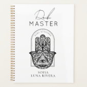 Reiki Master Hamsa Hand Evil Eye Yoga Therapist Planner (Voorkant)