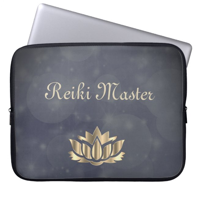Reiki Master Laptop Sleeve (Voorkant)