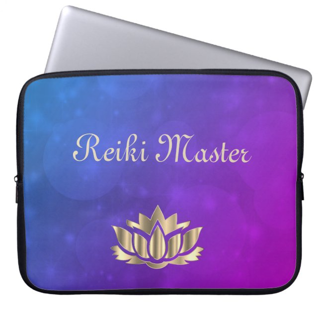 Reiki Master Laptop Sleeve (Voorkant)