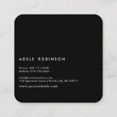 Reiki Master Life Coach Vierkante Visitekaartje (Achterkant)